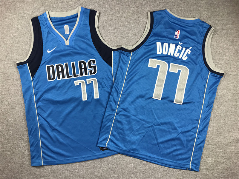 Youth Luka Don?i? Dallas Mavericks #77 Embroidered  Jersey