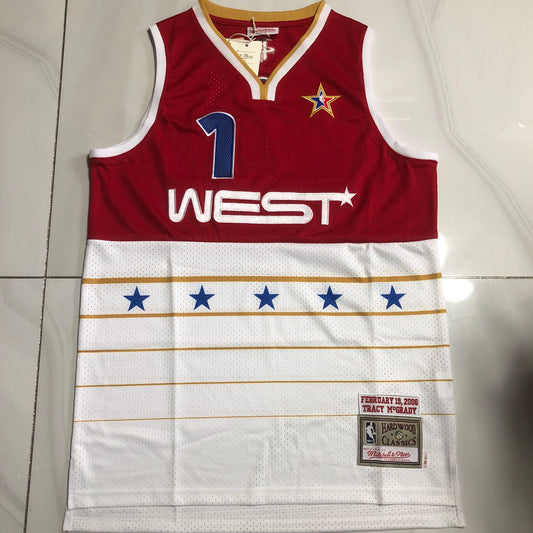 All-Star Tracy McGrady #1 Throwback Jersey - Dense Embroidery