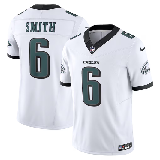 DeVonta Smith #6 Philadelphia Eagles White Vapor F.U.S.E. Limited Jersey