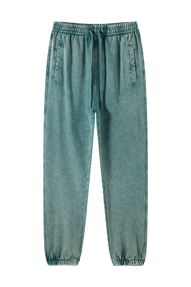 100% Cotton 420GSM Washed Sweatpants