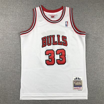 Youth Scottie Pippen Chicago Bulls #33 Embroidered Jersey