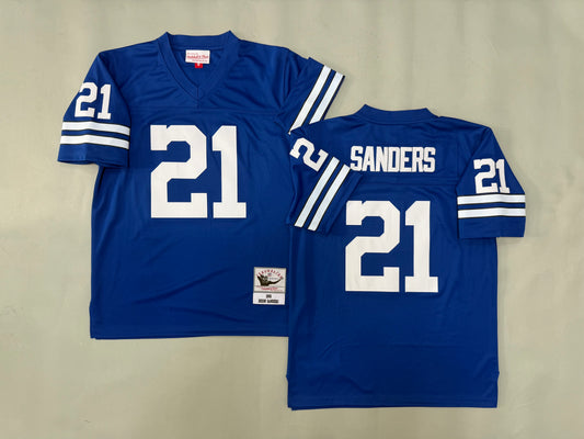 Mens Deion Sanders#21 Dallas Cowboys Vintage Throwback Jersey