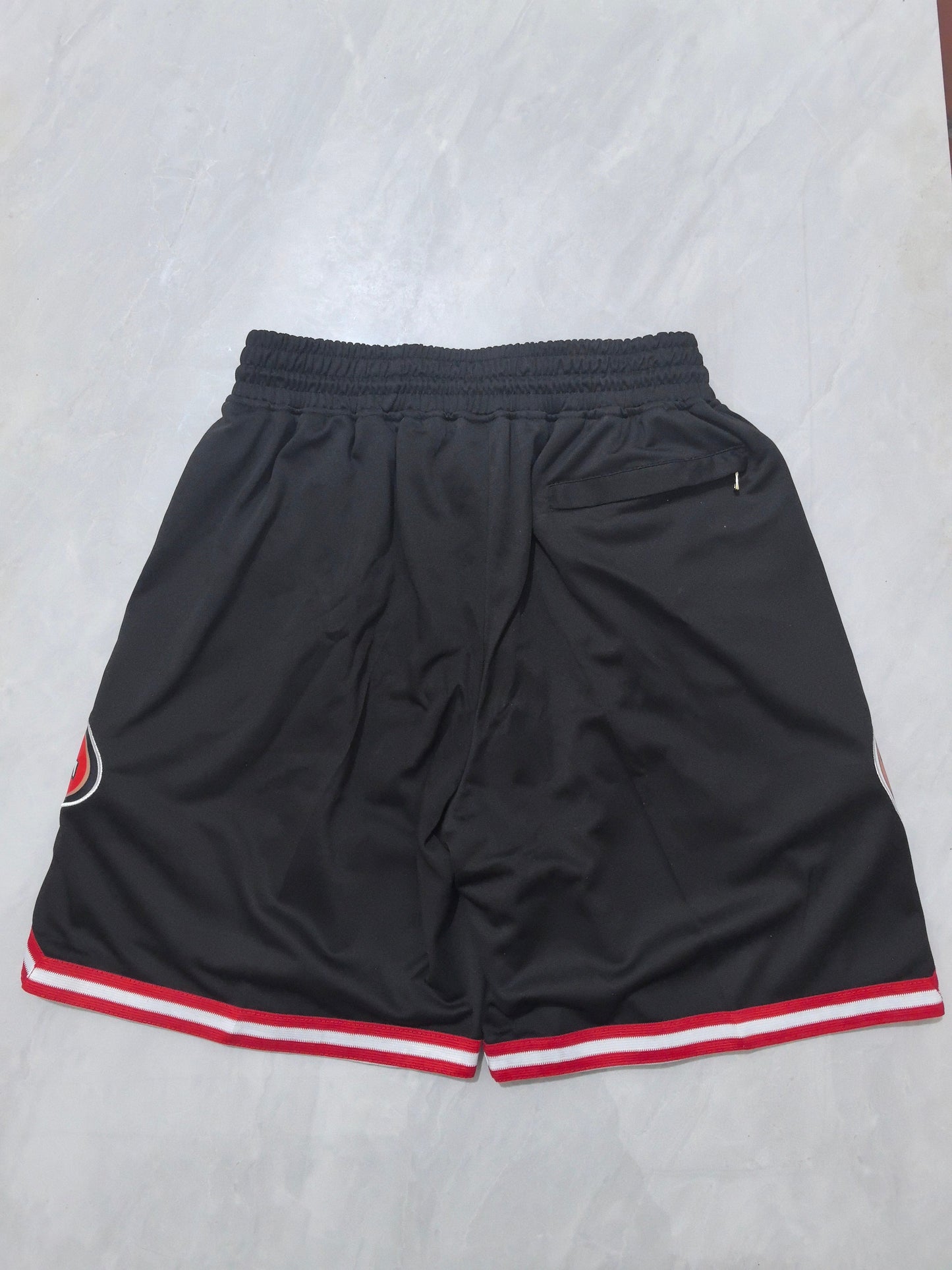 San Francisco 49ers Black Pocket Shorts