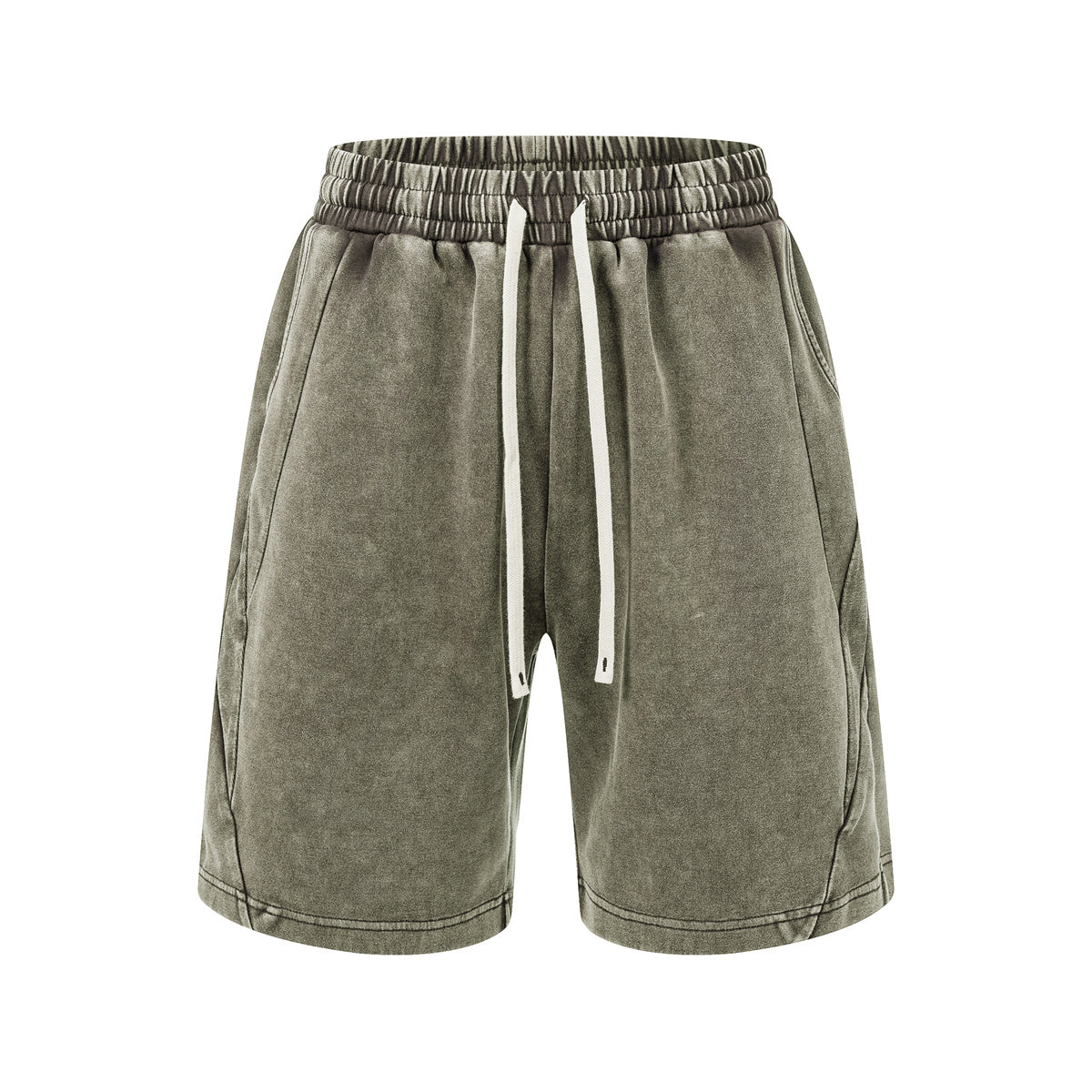 305GSM Splicing Washed Shorts