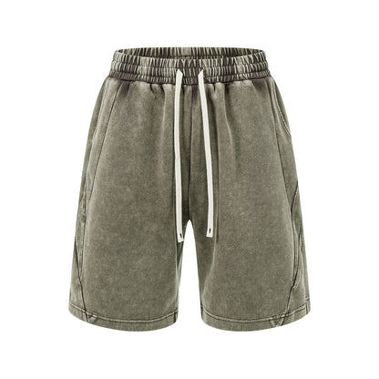 305GSM Splicing Washed Shorts