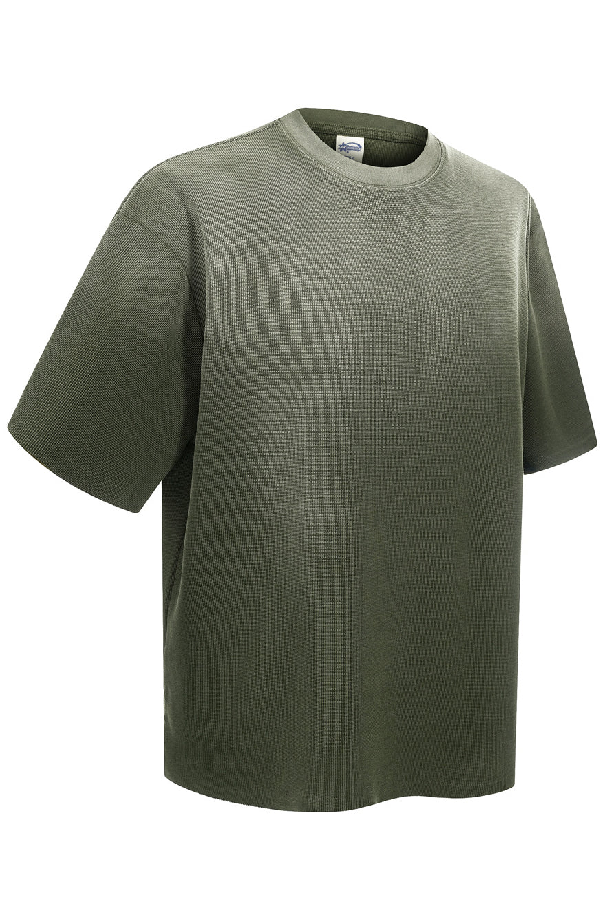 325GSM Sun Fade Distressed Washed Tee