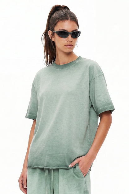 275GSM Distressed Sun Fade Tee