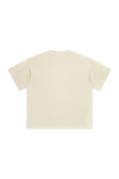 250GSM Pigment Dyed Washed Tee