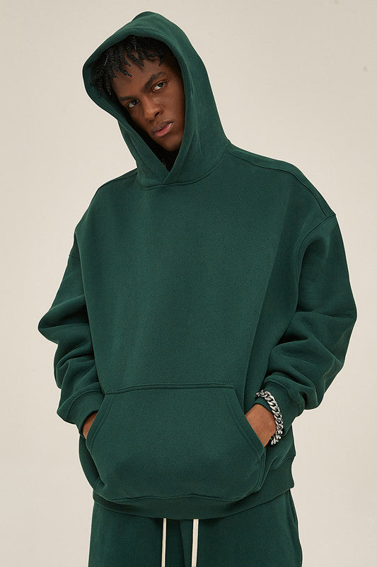 350GSM Fleece Solid Color Hoodie
