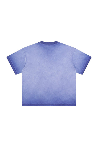250GSM Double Stitch Sleeve Hem Washed Tee
