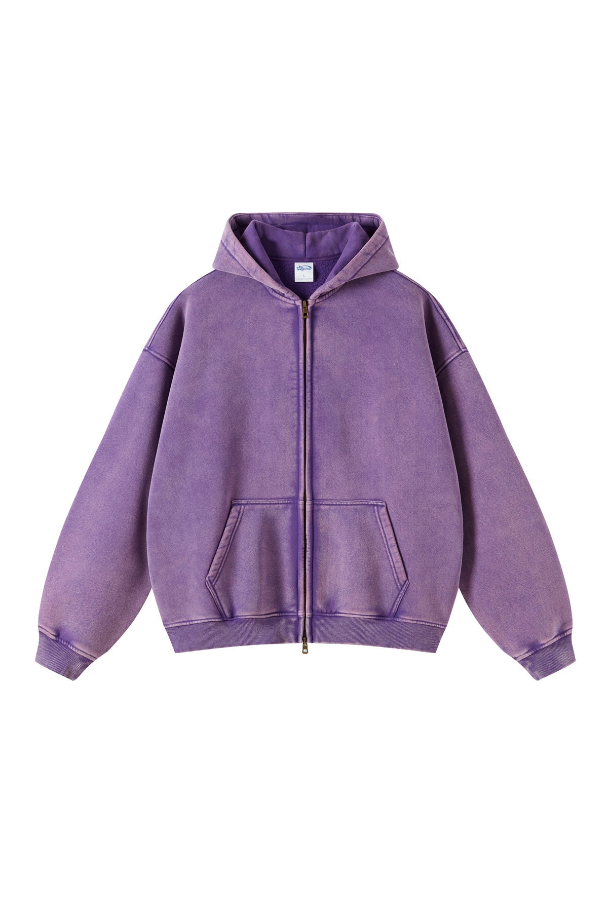 360GSM Washed Fleece Zipper Jacket
