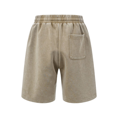 305GSM Splicing Washed Shorts