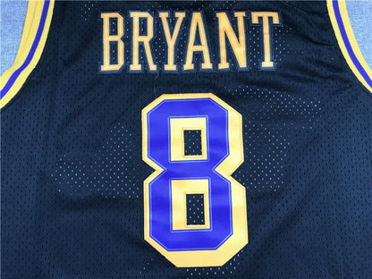 Kobe Bryant #8 Los Angeles Lakers 1996-97 Throwback Embroidered Jersey