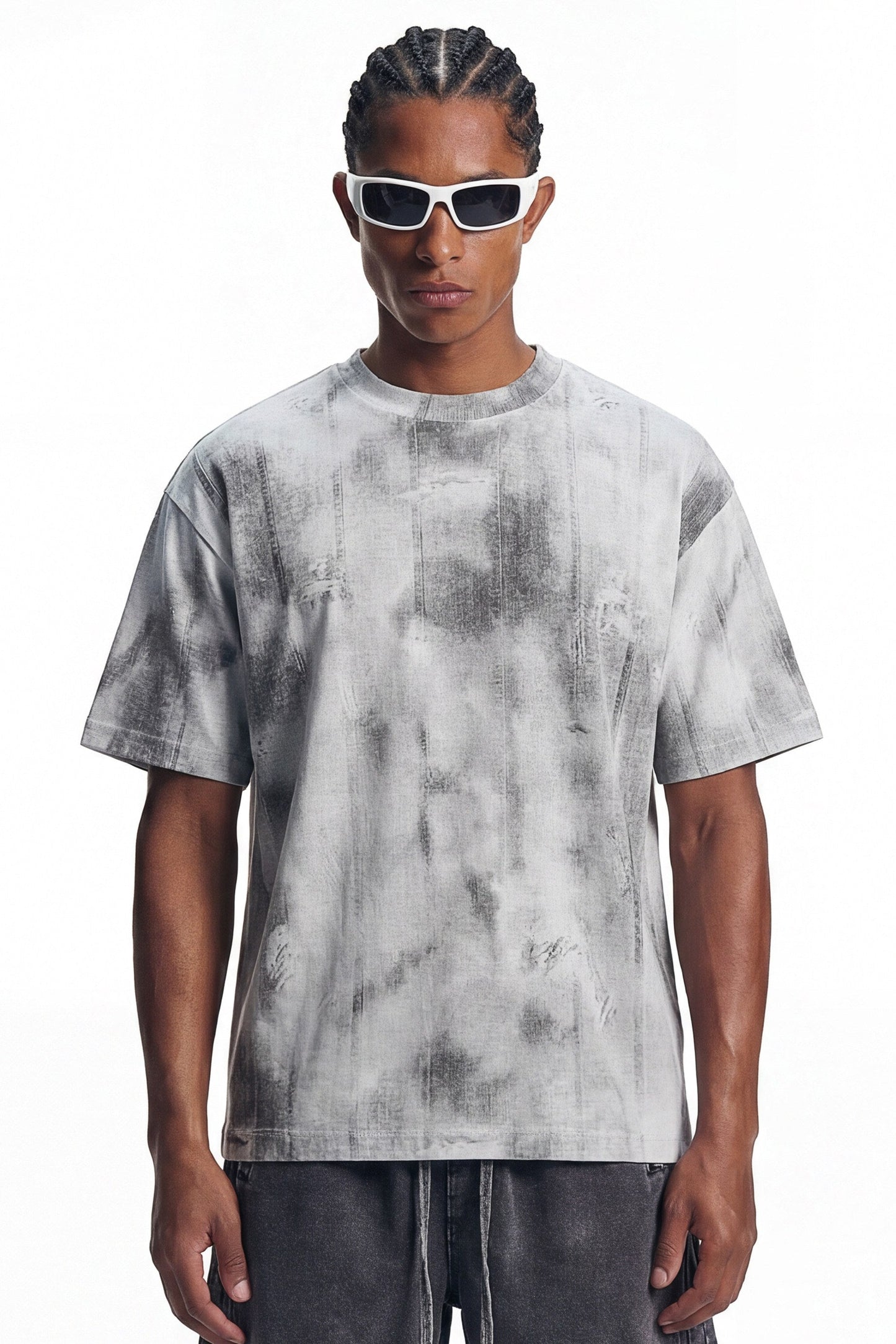 200GSM Printed Washed Tee