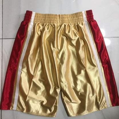 Philadelphia 76ers Platinum Edition Shorts ― Embroidered