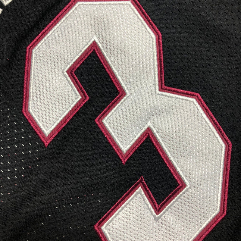 Miami Heat Dwyane Wade #3 black 2012 Throwback Jersey - Dense Embroidery