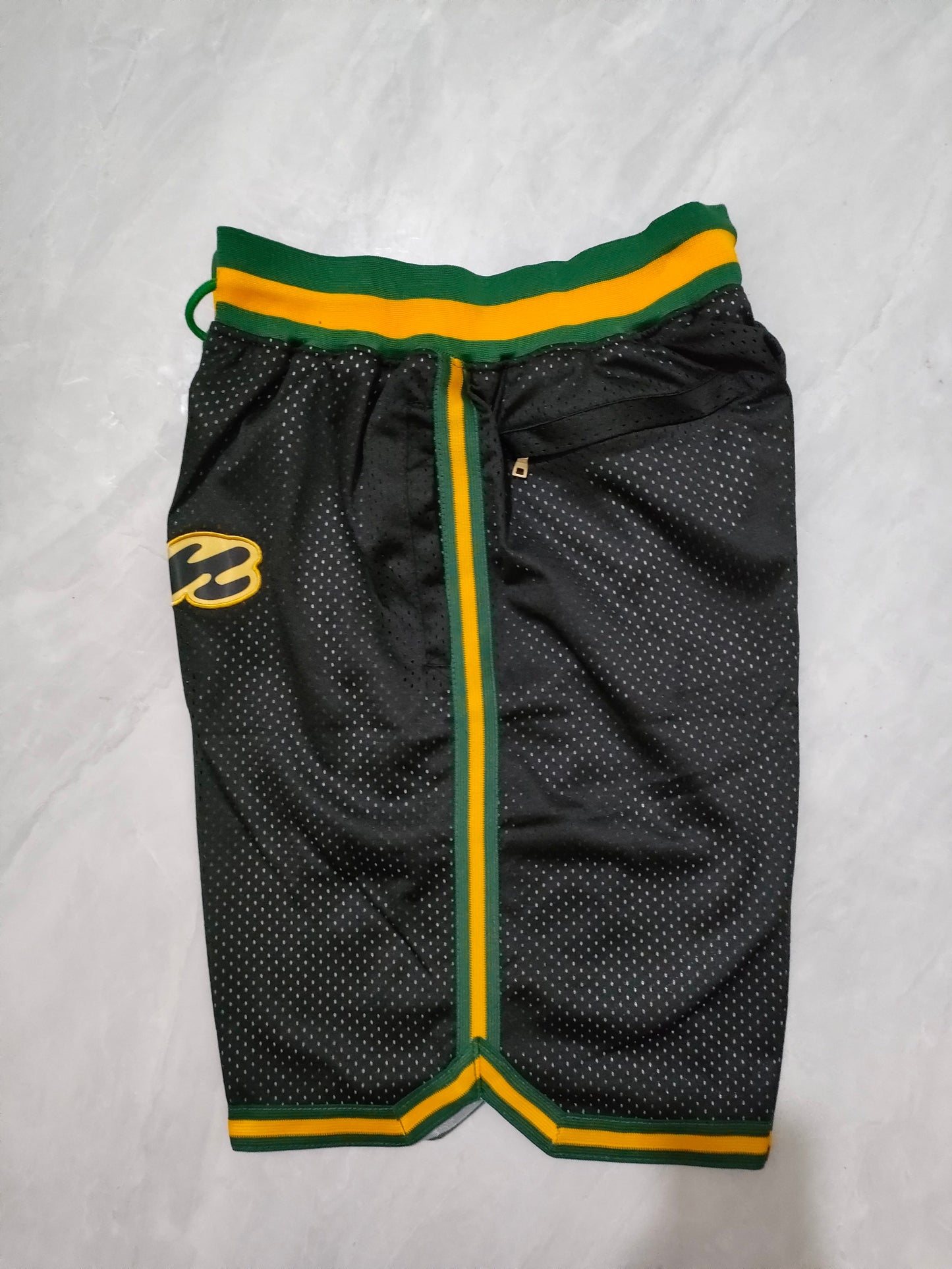 Los Angeles Lakers Black City Edition Pocket Shorts