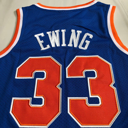 New York Knicks Patrick Ewing #33 1985 Throwback Jersey - Dense Embroidery