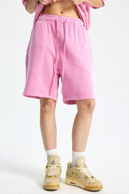 420GSM Pigment Dyed Washed Short