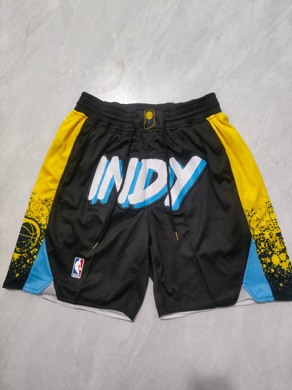 Indiana Pacers 2024 Black Pocket Shorts