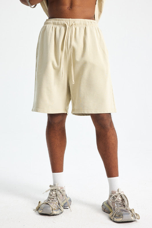 420GSM Pigment Dyed Washed Short