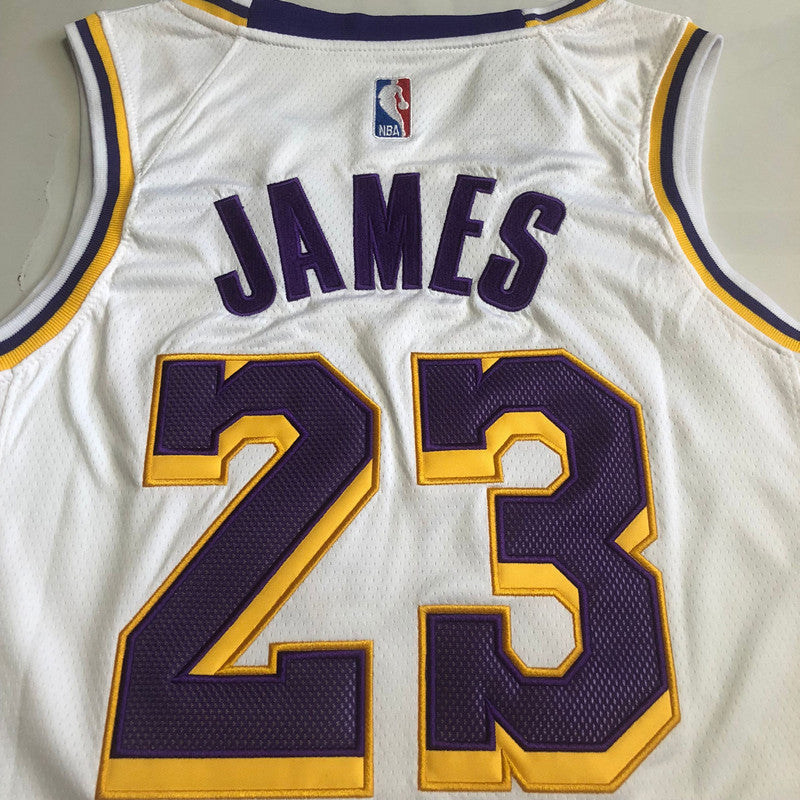 Los Angeles Lakers Kobe Bean Bryant #24 White Throwback Jersey - Dense Embroidery