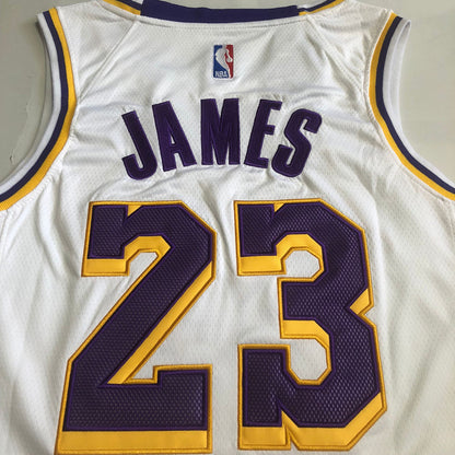 Los Angeles Lakers Kobe Bean Bryant #24 White Throwback Jersey - Dense Embroidery