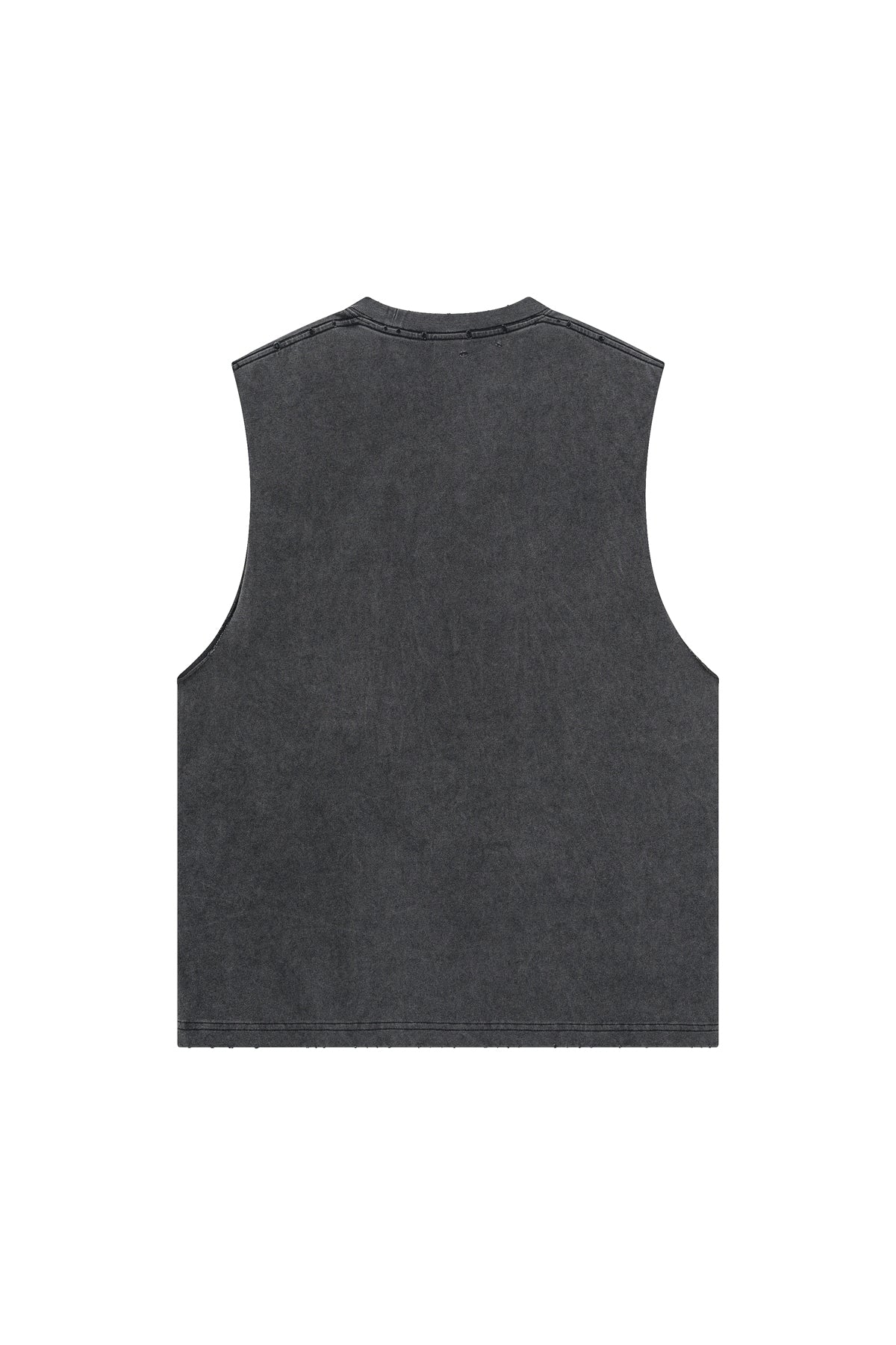 275GSM Distressed Washed Muscle Tee