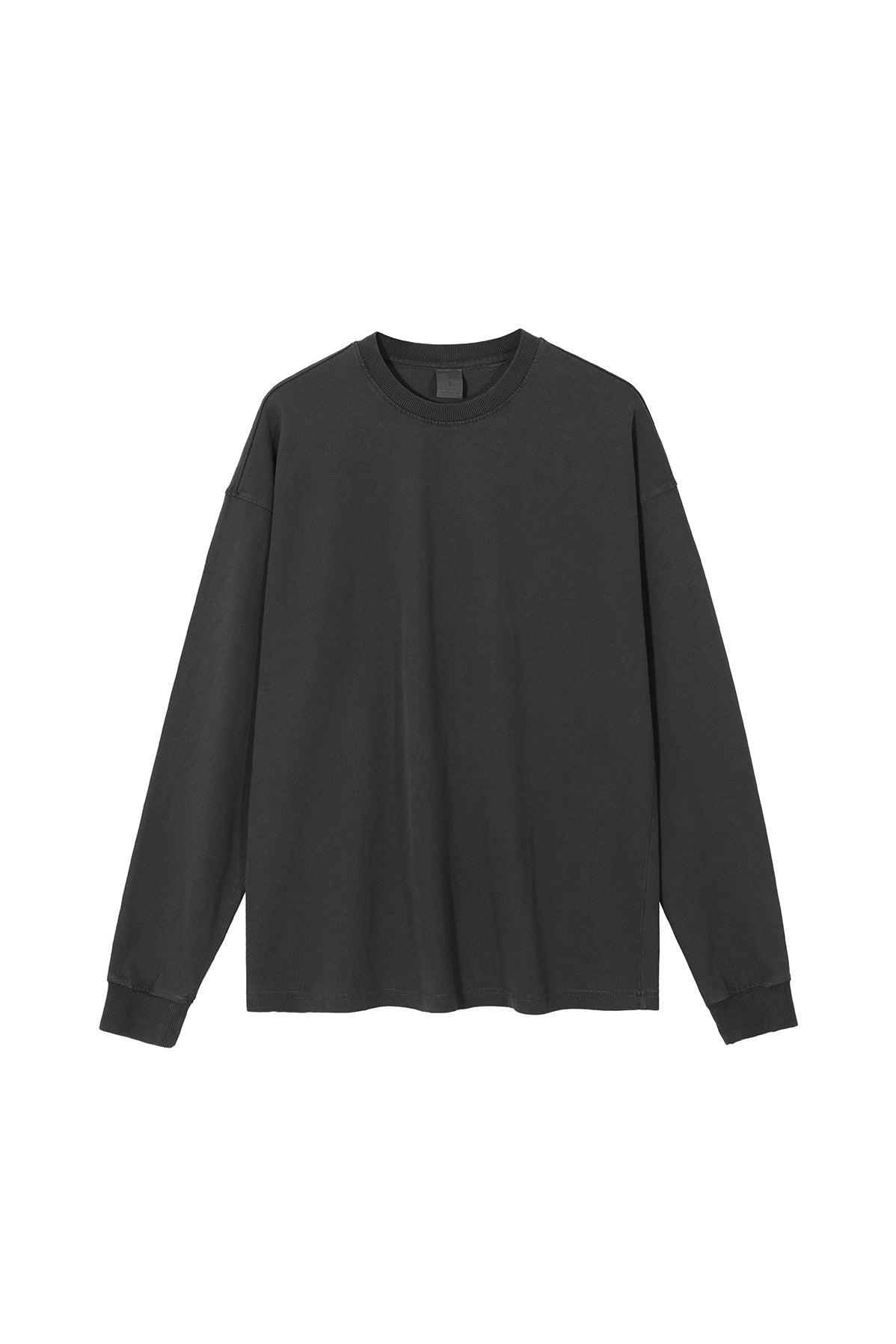 310GSM Pigment Dyed Washed Long Sleeve Crew