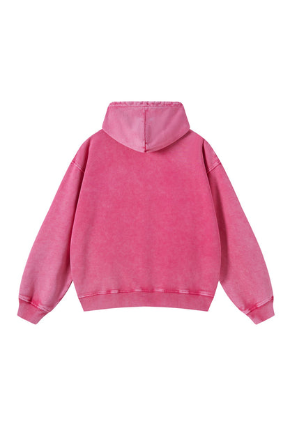 420GSM 100% Cotton Washed Vintage Hoodie