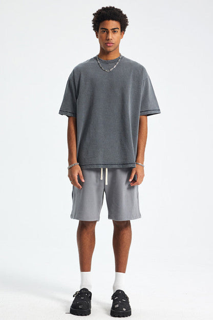 275GSM Pigment Dyed Light Washed Tee