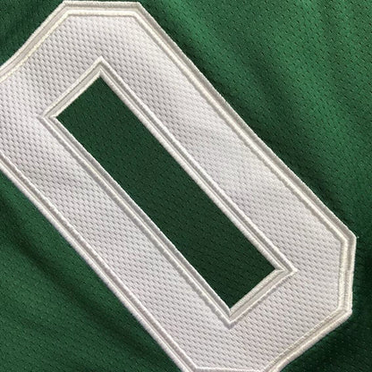 Boston Celtics Jayson Tatum #0 green Throwback Jersey - Dense Embroidery