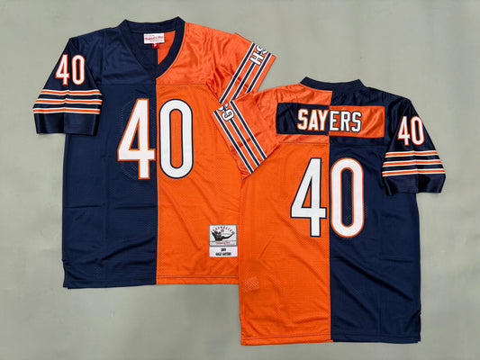 Mens Gale Sayers#40 Chicago Bears Vintage Throwback Jersey
