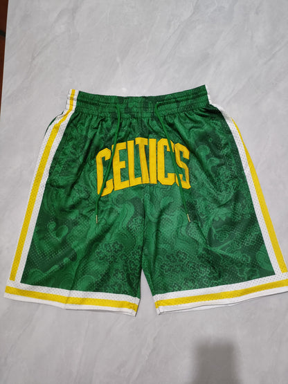 Boston Celtics Green Tiger Year Limited Edition Pocket Shorts