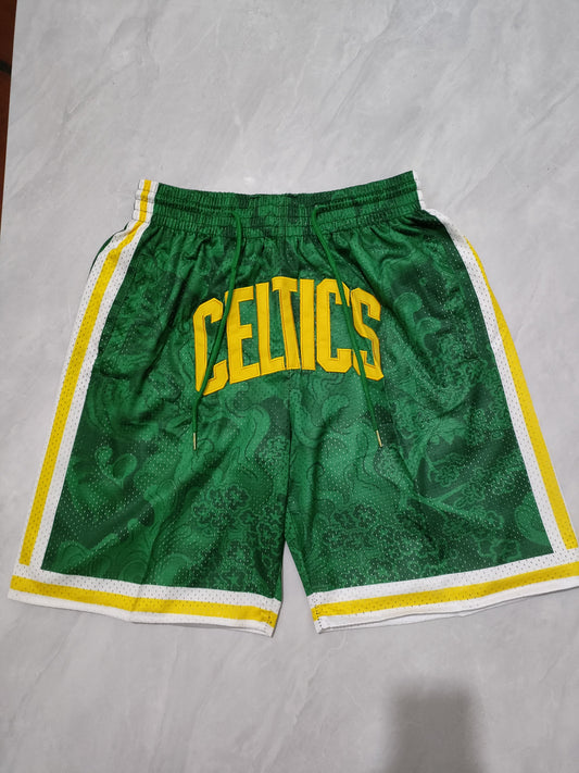Boston Celtics Green Tiger Year Limited Edition Pocket Shorts