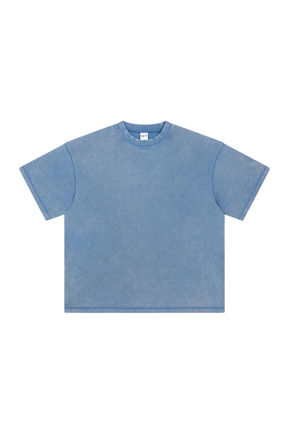 400GSM Double Stitch Washed Tee