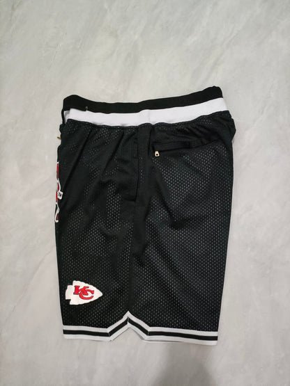 Kansas City Chiefs Black Pocket Shorts
