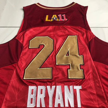 All-Star Kobe Bryant #24 red  Dense Embroidery
