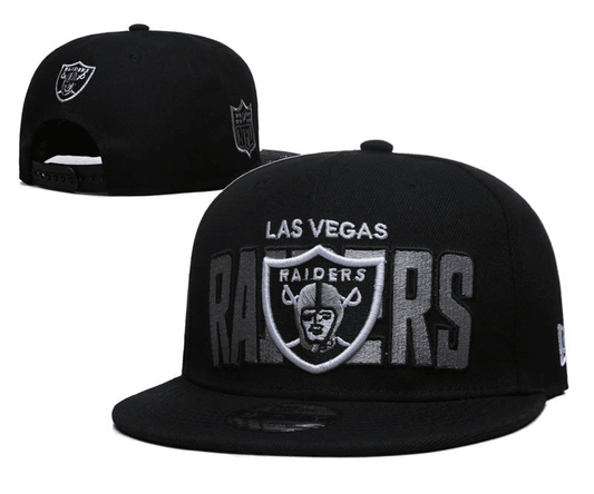 Las Vegas Raiders Black Snapback Cap