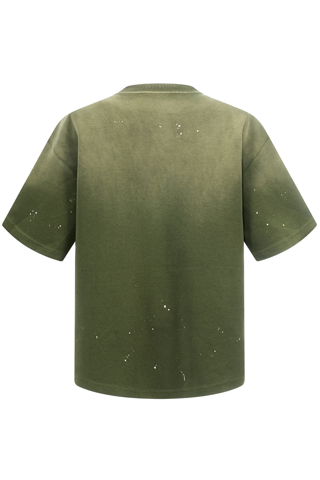 305GSM Ink Splashing Spray Washed Tee