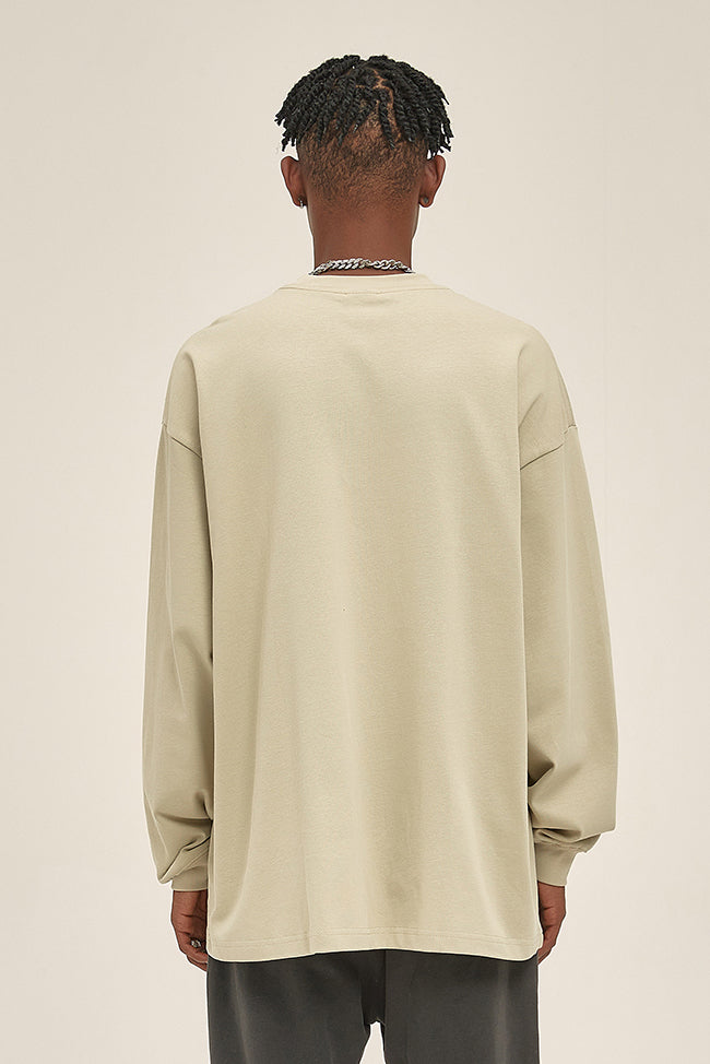 305GSM Oversized Long Sleeve Crew