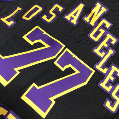 Los Angeles Lakers Luka Dončić #77 black Player Edition - Hot pressing