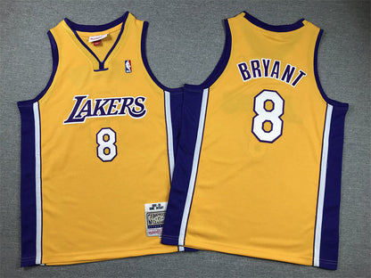 Youth Kobe Bryant Los Angeles Lakers #8 Embroidered  Jersey