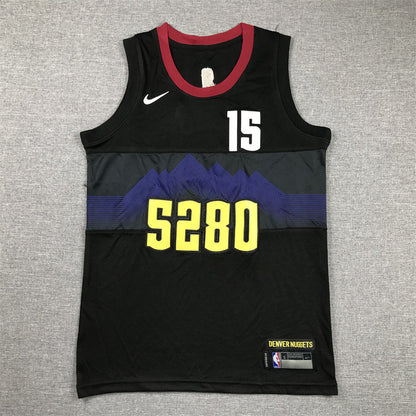 Youth Nikola Joki? Denver Nuggets #15 City Edition Embroidered  Jersey