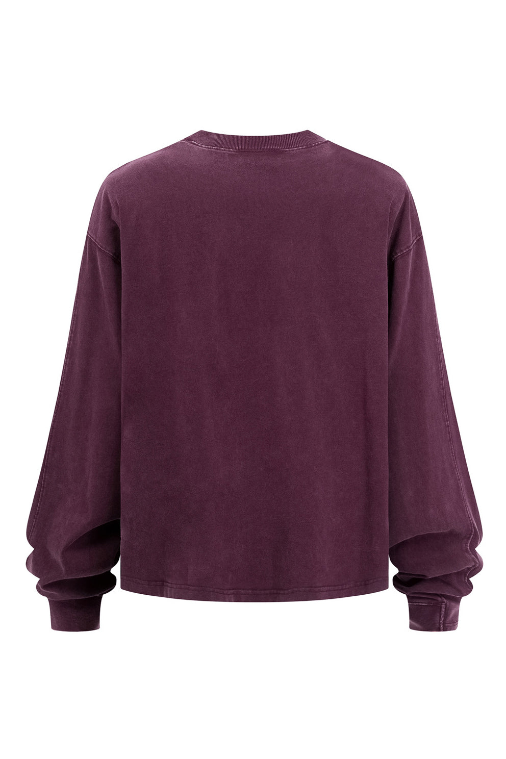 285GSM Contrast Long Sleeve Pigment Dyed Tee