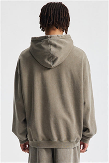 430GSM Boxy Fit Washed Hoodie