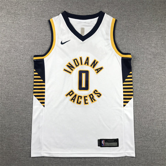 Youth Tyrese Haliburton Indiana Pacers #0   Embroidered  Jersey