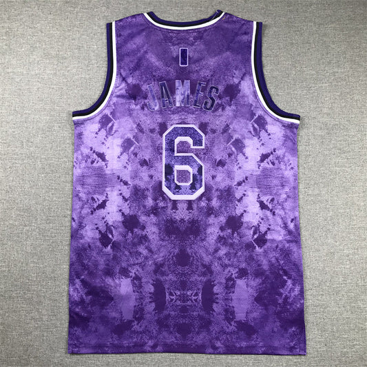 LeBron James #6 Los Angeles Lakers City Edition Swingman Jersey - Embroidered