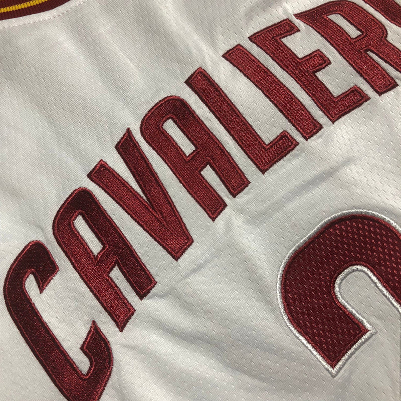 Cleveland Cavaliers Kyrie Irving #2 Throwback Jersey - Dense Embroidery