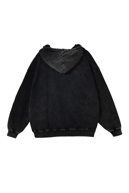 100% Cotton 420GSM Washed Vintage Hoodie